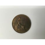 1900 Victoria One Penny 1d