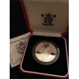 A Royal Mint silver proof $10 Solomon Island coin celebrating the 40th Anniversary of the Coronation