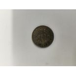 1840 Victoria - East India Company 1/4 rupee. With serifs and raised S on truncation