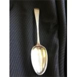 George III silver table spoon 1781 London Thomas Tookey