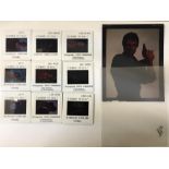 James Bond Licence to Kill production colour cells in slide frames and a larger Timothy Dalton