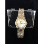 An Ebel ladies watch with mother of pearl face