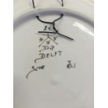 Large Delft decorative plate
