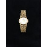 A Baume & Mercier 18ct gold ladies watch Total weight 55.5g This watch has been extended by a