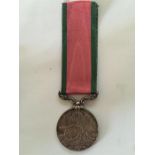 Turkish Crimea Medal - Sardinian Issue - "La Crimea 1855". Unnamed as issued with medal suspension