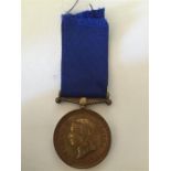 Bronze Victorian shooting medal, 38mm diameter.