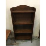 Oak three shelf unit