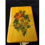 Elm pointed card case American 1890