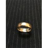 3.5g 9ct gold wedding ring