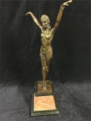 An Art Deco Bronze figure