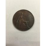 1907 Edward 1d one penny