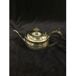 Asprey silver teapot marked Birmingham 1915. Total weight 362.8gms