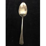 Early Georgian desert spoon marked London 1783. 34.1gms