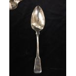 Victorian silver desert spoon marked London 1855. 35.2gms