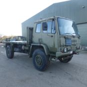 Left Hand Drive Leyland Daf 45/150 4 x 4 flatbed