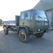 Left Hand Drive Leyland Daf 45/150 4 x 4 flatbed