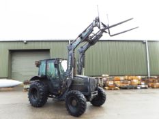 Valmet 665-4 tractor complete with fitted 2.5ton loader