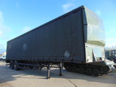 M&G Twin Axle Curtain Sider Trailer with Boalloy Body