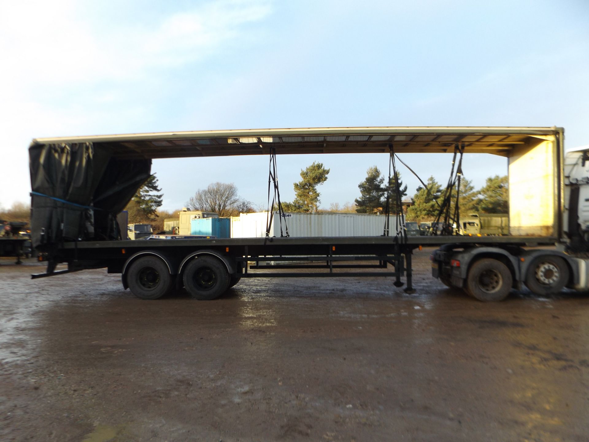 M&G Twin Axle Curtain Sider Trailer with Boalloy Body - Image 2 of 12