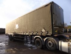 M&G Twin Axle Curtain Sider Trailer with Boalloy Body