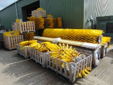 Approximately 1100 x Sweeper Brush Segments including Cores, Guards etc