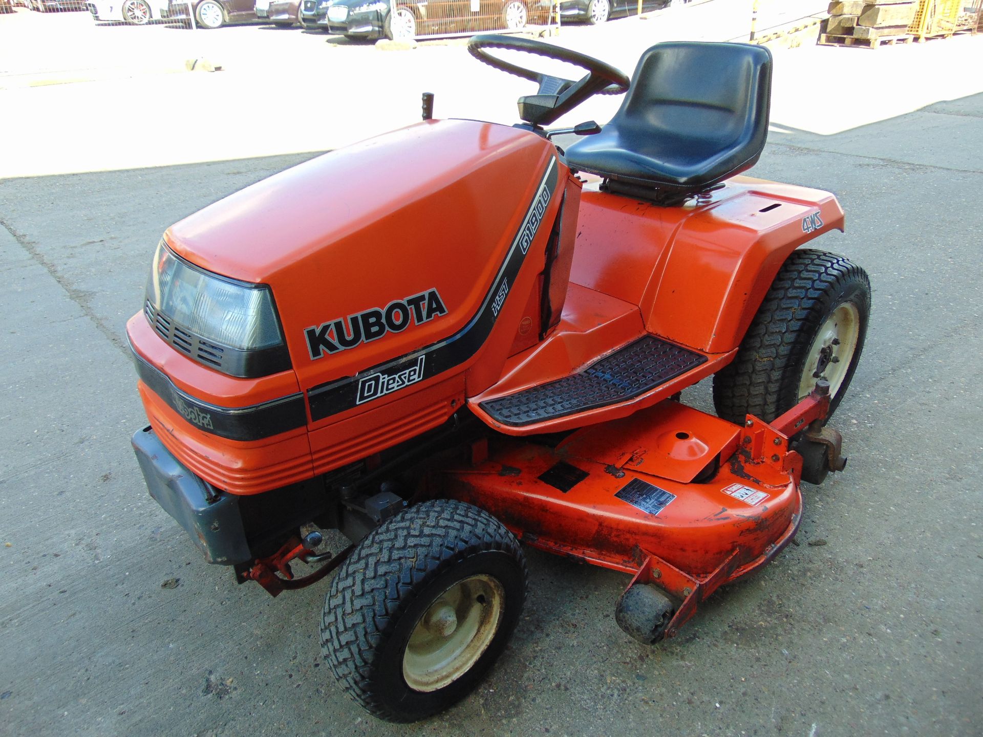 KUBOTA G 1900 HST 4 WHEEL STEER DIESEL 823 hours only! - Image 3 of 13