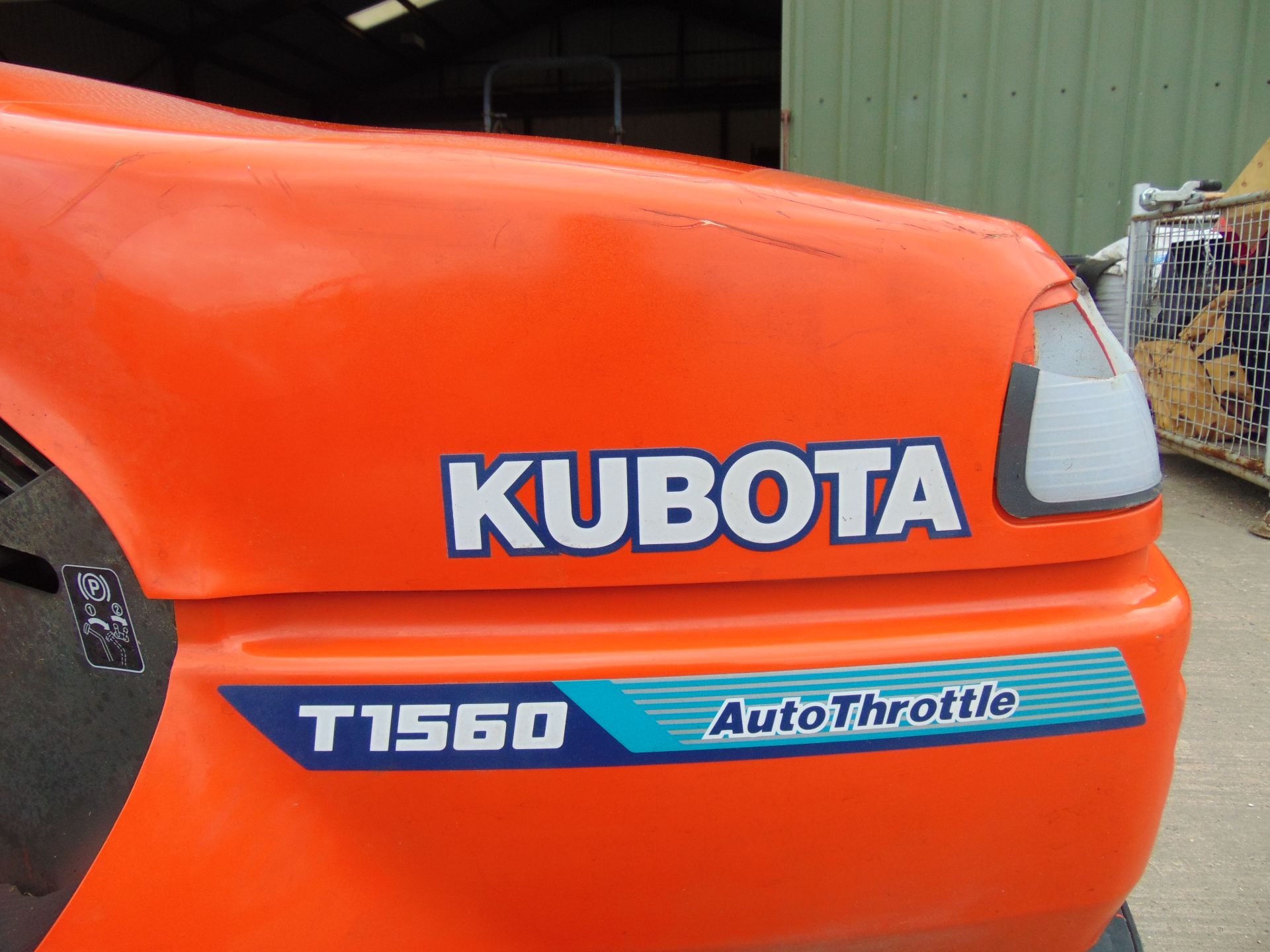 KUBOTA T 1560 RIDE ON MOWER - Image 9 of 11