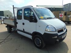 2010 Vauxhall Movano Crew Cab 3500 2.5 CDTi MWB Flat Bed Tipper