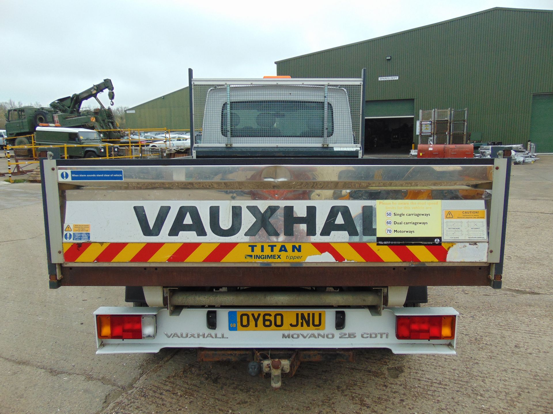 2010 Vauxhall Movano 3500 2.5 CDTi MWB Flat Bed Tipper - Image 5 of 12