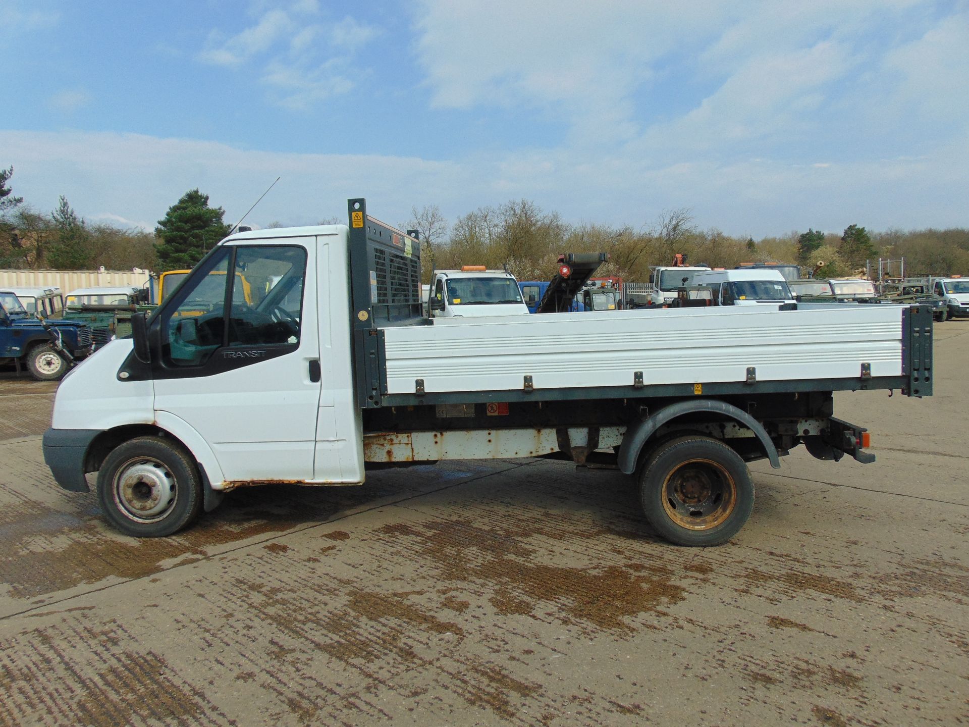 Ford Transit 115 T350 Flat Bed Tipper - Image 4 of 19