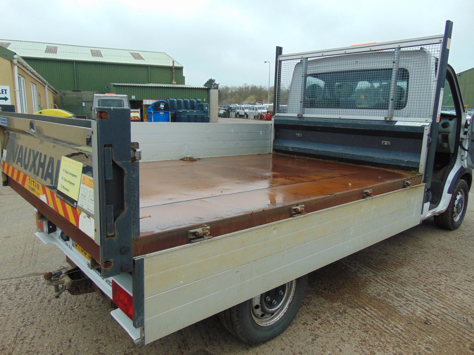 2010 Vauxhall Movano 3500 2.5 CDTi MWB Flat Bed Tipper - Image 11 of 12