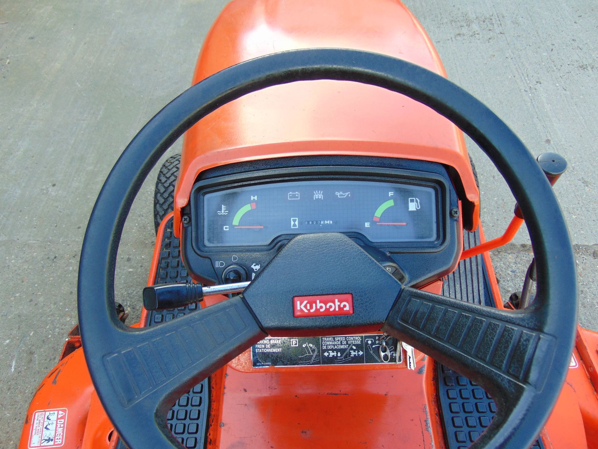 KUBOTA G 1900 HST 4 WHEEL STEER DIESEL 823 hours only! - Image 9 of 13