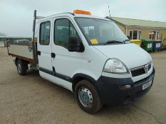 Vauxhall Movano Crew Cab 3500 2.5 CDTi MWB Flat Bed Tipper