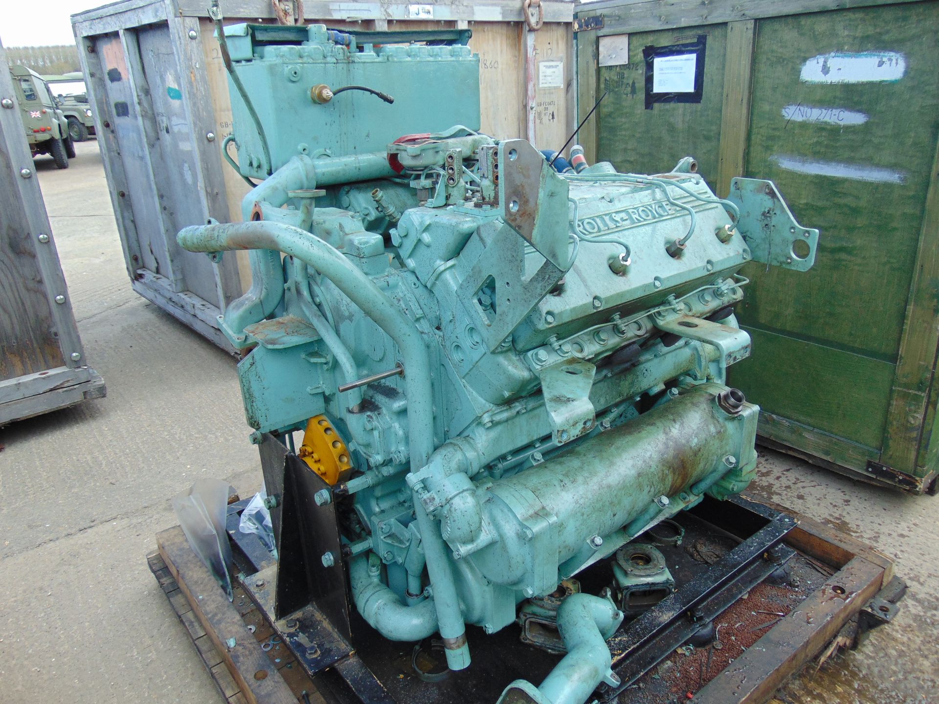 Rolls Royce-Perkins CV8 TCA550 17.4L Diesel Power Pack