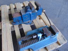 2 x Heavy Duty Bench Vices