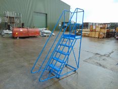 5 Step Mobile Warehouse Step Ladder