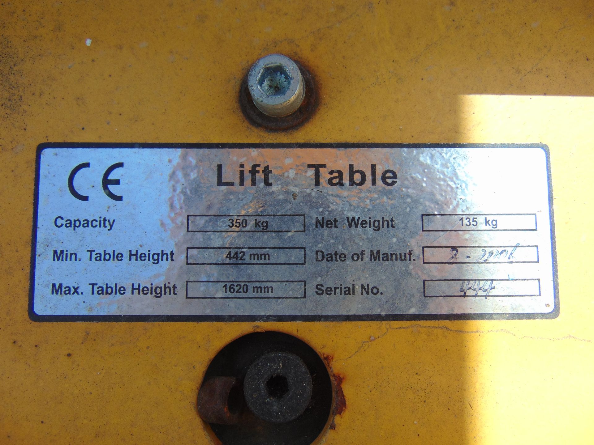 Mobile Hydraulic Scissor Lift Table - Image 4 of 4