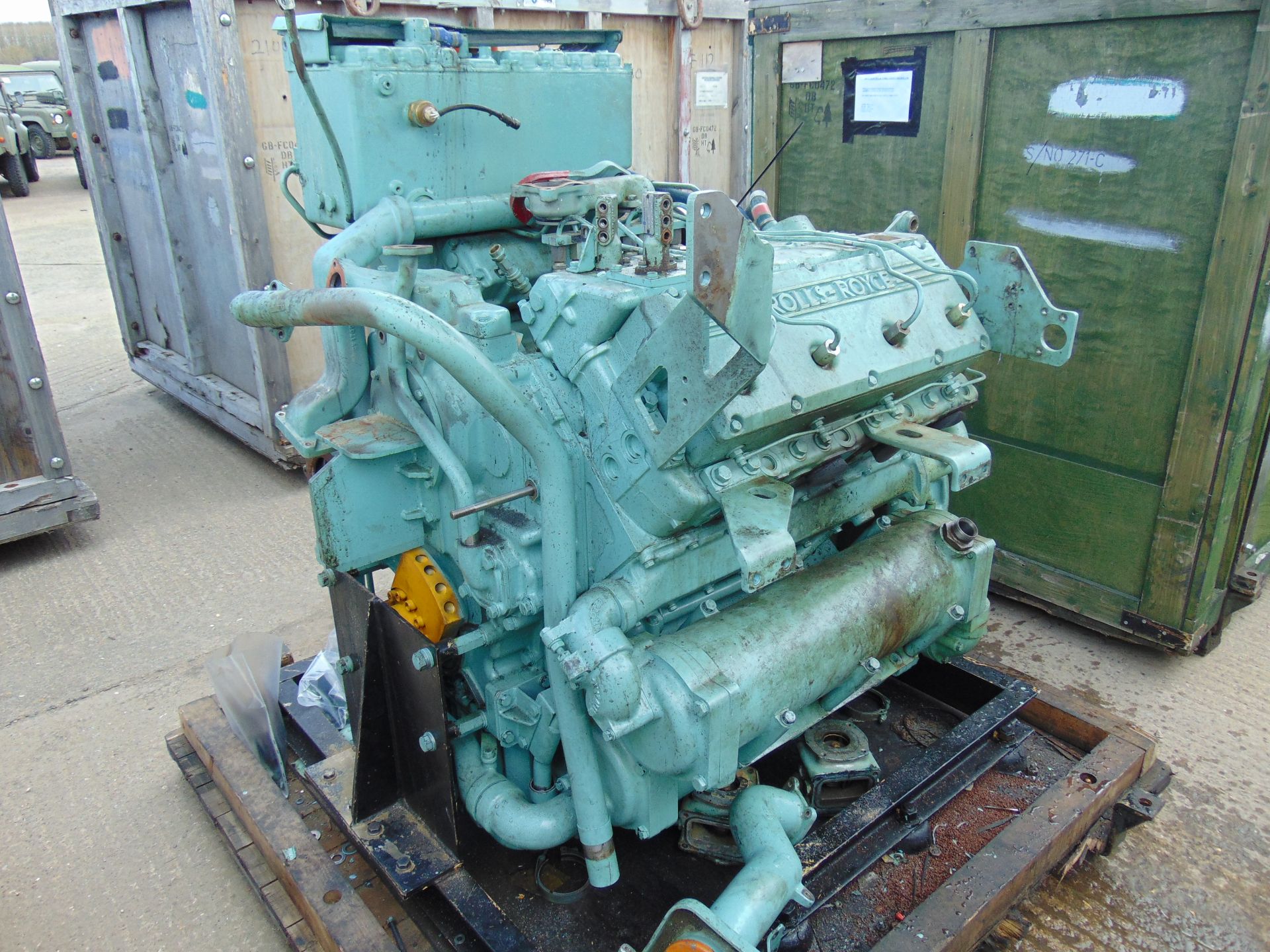 Rolls Royce-Perkins CV8 TCA550 17.4L Diesel Power Pack - Image 8 of 13