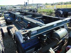 Ex Reserve King DB 2 Axle 15 Tonne Skeletal drops/skip/container Trailer complete with Twist Locks