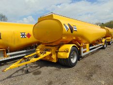 24000 Ltr Twin Axle Fluid Transfer Tanker Trailer