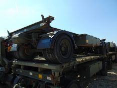 Ex Reserve King DB 2 Axle 15 Tonne Skeletal drops/skip/container Trailer complete with Twist Locks