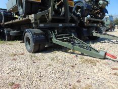 Ex Reserve King DB 2 Axle 15 Tonne Skeletal drops/skip/container Trailer complete with Twist Locks