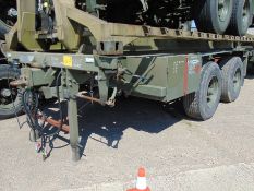 Ex Reserve Reynolds Boughton RORO/Skip/Container 10.5T twin axle Trailer Complete with Twist Locks