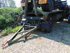 Ex Reserve King DB 2 Axle 15 Tonne Skeletal drops/skip/container Trailer complete with Twist Locks