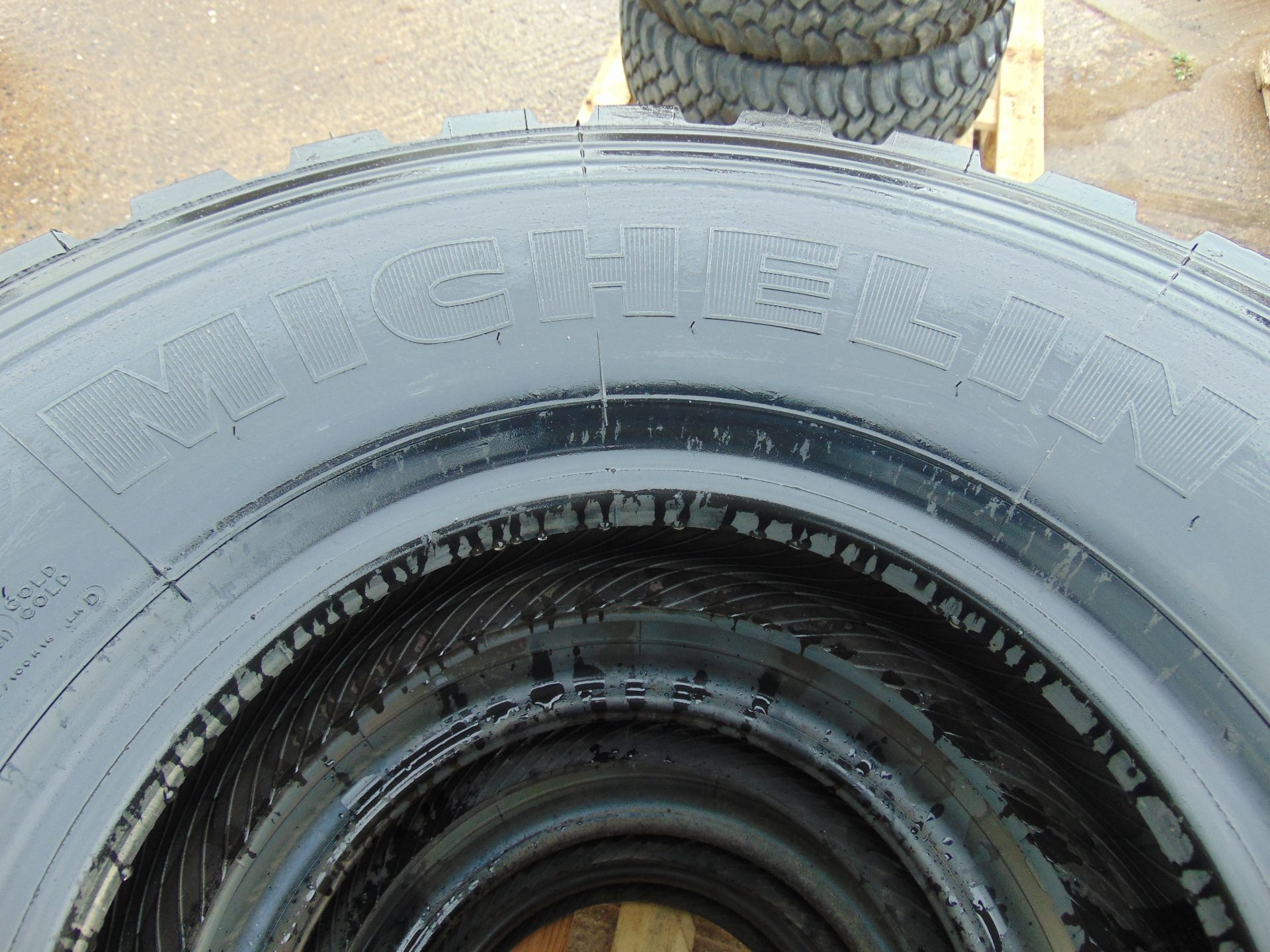 4 x Michelin XZL 255/100 R16 Tyres - Image 2 of 6