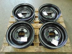 4 x Land Rover Defender Road Wheels (Tubed Black) P/No ANR4636PM