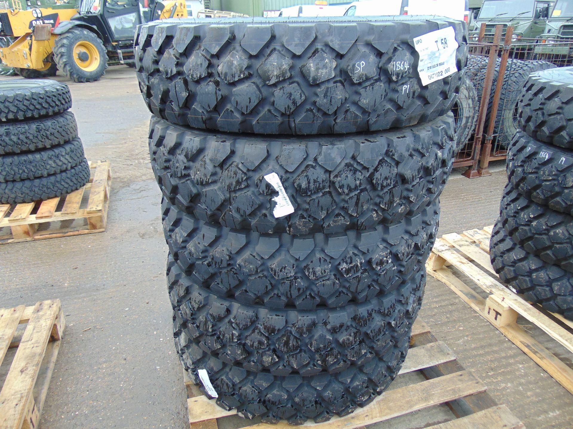 5 x Michelin XZL 255/100 R16 Tyres - Image 4 of 5