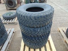 4 x BF Goodrich Mud Terrain TA LT 285/75 R16 Tyres