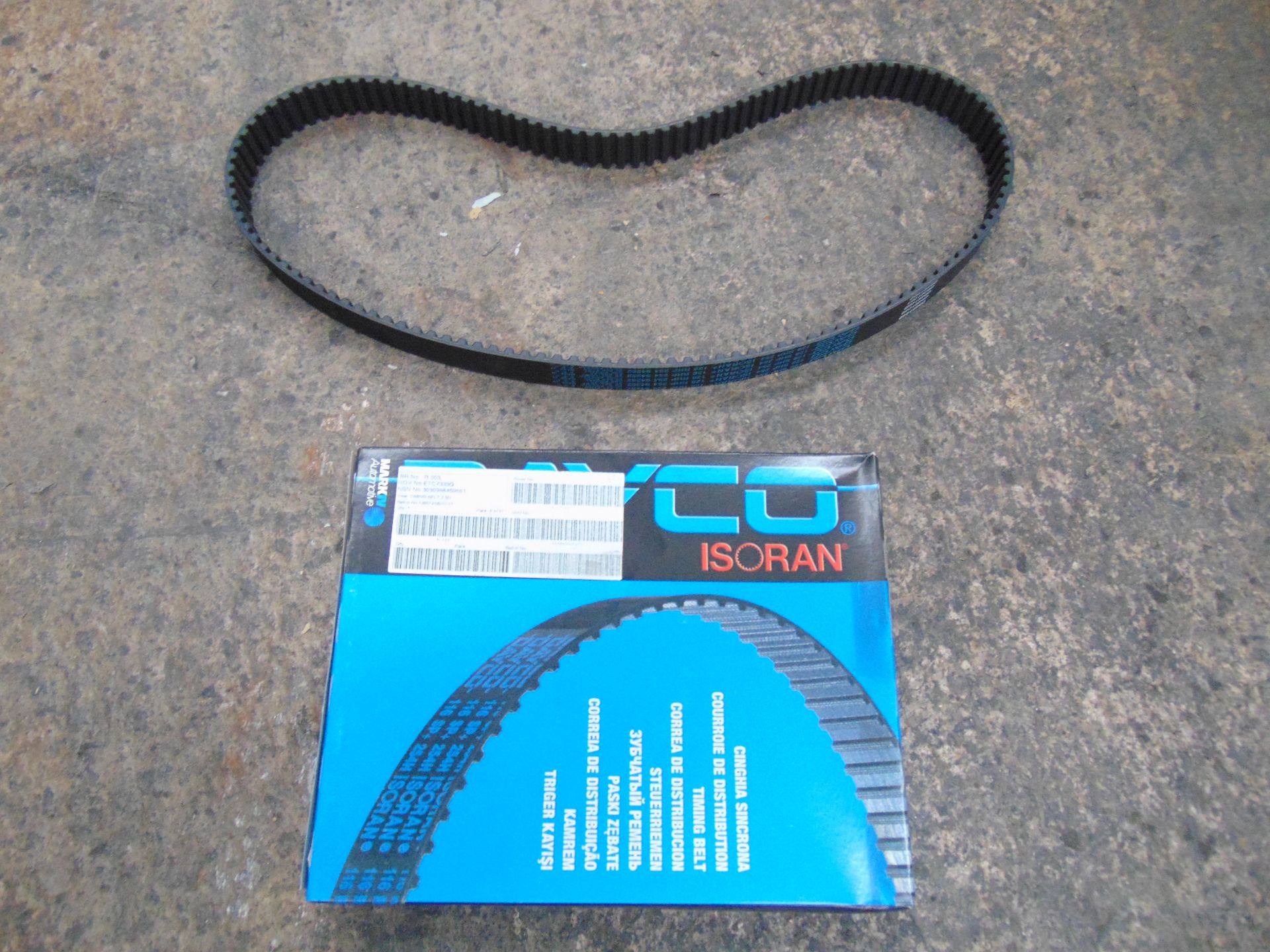 Approximately 70 x Land Rover 2.5D Timing Belts P/No ETC7333 - Image 2 of 4