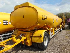 24000 Ltr Twin Axle Fluid Transfer Tanker Trailer